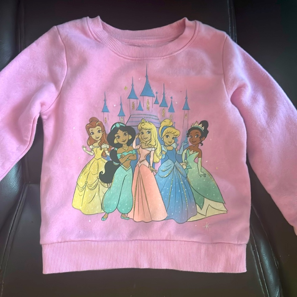 2T girls princess sweater